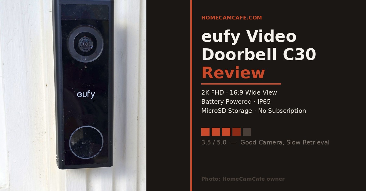Best Security Cameras With No Subscription (2026) 9 eufy C30 review by HomeCamCafe