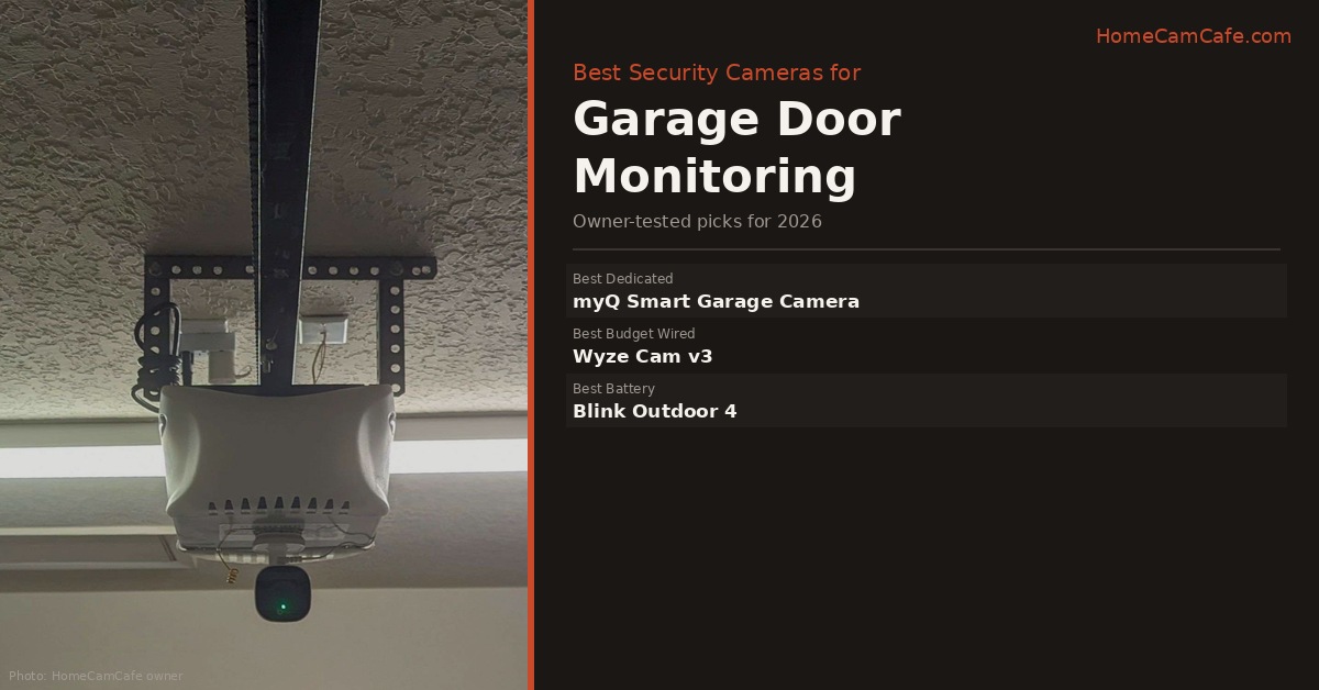 Best security cameras for garage door monitoring 2026 — HomeCamCafe